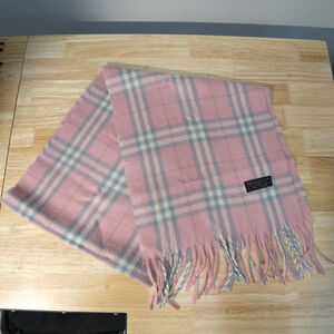 Burberry Vintage Nova Check Scarf 100% LAMBSWOOL